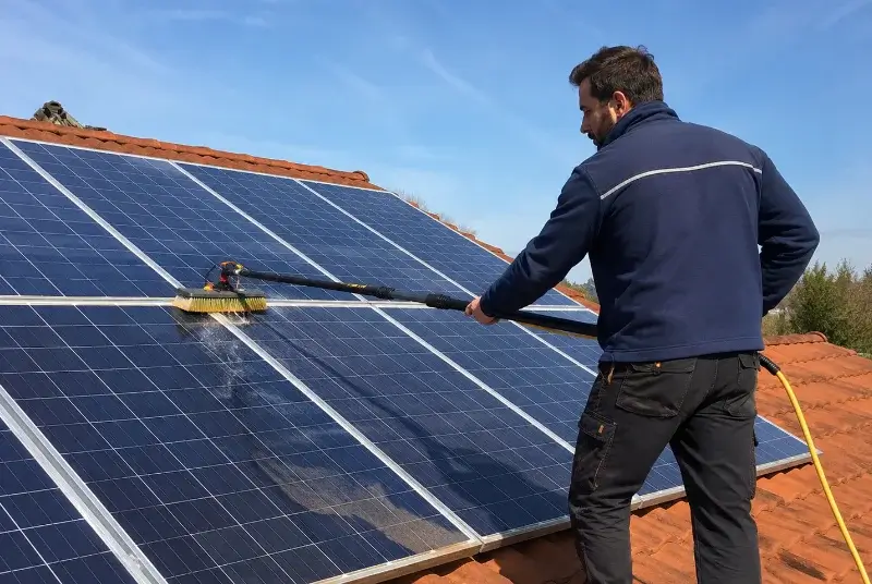 Nettoyage et entretien de panneaux solaires à Taulignan